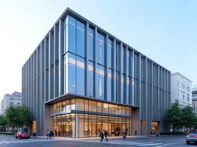 Contemporary commercial building exterior by Britannia