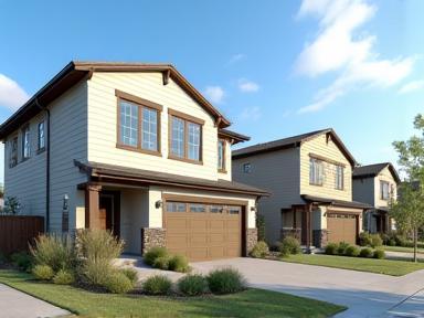 Modern residential homes built by Britannia Construction